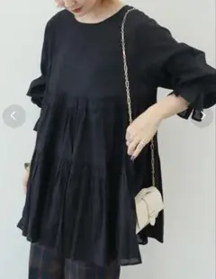 【73】美品　アメリカンホリック　キャンディースリーブ チュニックのサムネイル