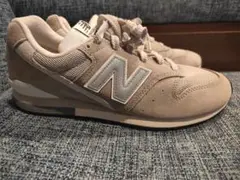 25.0 新品 New Balance 996 ベージュ スニーカー