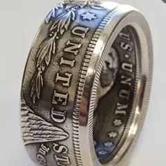 【12号】アメリカ　コイン　硬貨　アンティーク　リング　かっこいい　おしゃれ