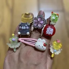 キッズ　アクセサリー　指輪　まとめ売り