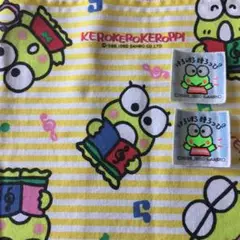 けろけろけろっぴ プリント生地　ソーイングラベル