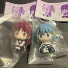 ２個☆魔法少女まどかマギカ☆ぺたっとねじまき☆杏子☆さやか