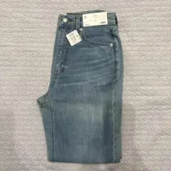 guハイライズストレートジーンズ