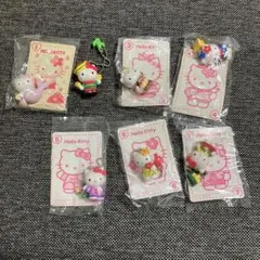 バ*ー様 キティちゃん ストラップ キーホルダー 7個 バ*ー様 キティちゃん ストラップ キーホルダー 7個 - メルカリ