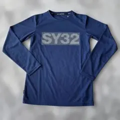 SY32 ロングTシャツ　ネイビーのサムネイル