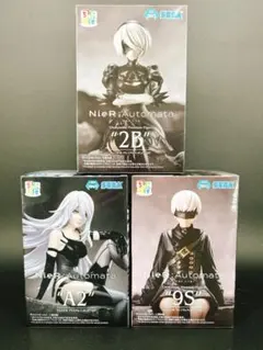 【未開封】NieR::Automata 2B.9S.A2 フィギュアセット 未開封】NieR::Automata 2B.9S.A2 フィギュアセット ニーア