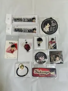 ハイキュー!! ジャンプGIGA 黒尾鉄朗 東京遠征2013夏 缶バッジ 9個