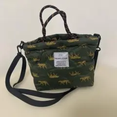 KIU ヒョウ柄 ショルダーバッグ