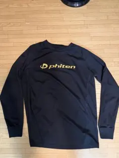 phiten ブラック ロングTシャツ