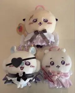 公式ちいかわマーケット てんし＆あくま ぬいぐるみS 3体セット