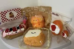 パン系スクイーズ　4点まとめ売り