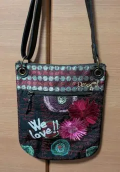 Desigual ショルダーバッグ 花柄 刺繍のサムネイル