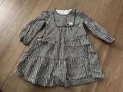 familiar ギンガムチェック ワンピース 90