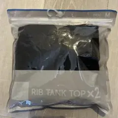 GU ブラックタンクトップ 2枚セット Mサイズ