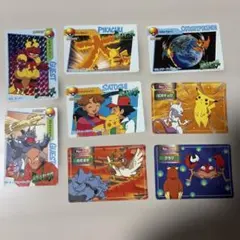 カ*ん様 ポケモンカード　トップサン　カードダス　8枚セット　ピカチュウ