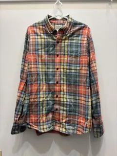 L.L.Bean チェック柄コットンシャツ Lサイズ