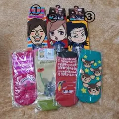 キャラクター柄ソックス 各種 22-25cm