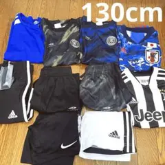 サッカー　トレーニングウェア 　練習着　10点セット 130cm