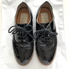 【enchanted】ウィングチップレースアップシューズ　サイズ35
