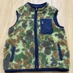 babyGap ボアベスト 95cm カモフラ柄