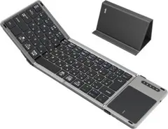 キーボード 折りたたみ式 bluetooth接続 ワイヤレス ブラック　PC