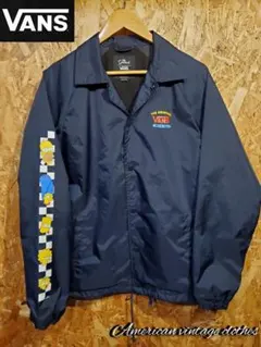 シンプソンズ VANS バンズ レア コーチジャケット USA 古着のサムネイル