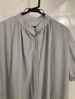 【美品】Discoat 半袖　ストライプワンピース