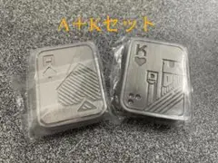 新品　メタル製トランプ　EDC　フィジェットスライダー 　A+K セット
