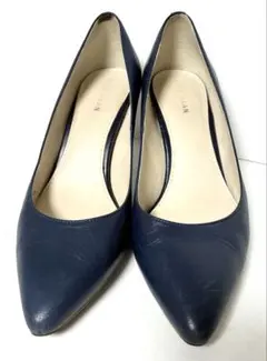 コールハーン COLE HAAN パンプス ネイビー 6B 23.0 レザーのサムネイル