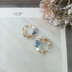 *月空　イヤーカフ　セット　ハンドメイド*