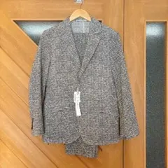 【新品タグ付】メンズビギ セットアップ ジャケット パンツ グレー S