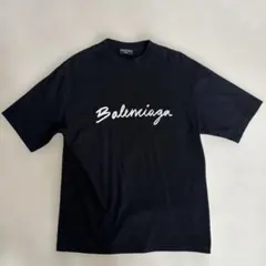 BALENCIAGA ロゴプリント Tシャツ ブラック