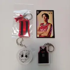 三遠ネオフェニックス 浅井英矢　プレイヤーズステッカー　お絵描きキーホルダー