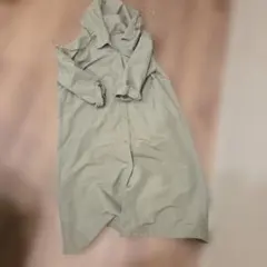 ライトグリーン フード付きスプリングコート