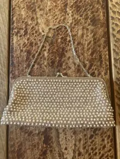 組曲　ビーズ装飾 パーティーバッグ　結婚式　美品