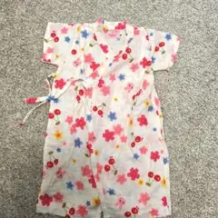 花柄甚平　 Mサイズ　ミキハウス