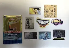 ヒロアカ　一番くじ　ステッカー　トガヒミコ　緑谷出久　爆豪勝己　轟焦凍