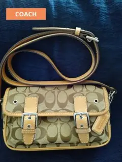 COACH シグネチャー ミニ ショルダーバッグ 6844 人気のお品