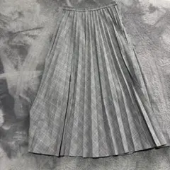 ユニクロ グレンチェック柄 プリーツスカートのサムネイル