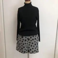 星柄厚手ショートパンツ