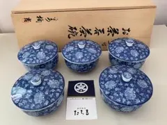 たち吉 蓋付き湯のみ5客⭐️美濃焼 牡丹 値下げしました！