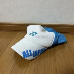 YONEX ALLJAPAN 限定キャップ ソフトテニス 白水色