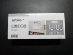 （動作確認済み）ニトリ　3D文字LEDデジタル置き掛け兼用時計(002SL)