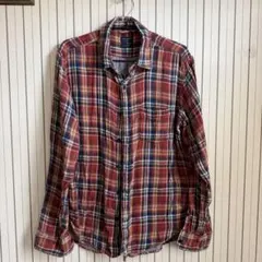 ◎良品古着　backnumber バックナンバー　長袖シャツ 赤白青　Lのサムネイル