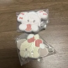 mikko ふわっとフロッキークリップ　スフレ　キャミー
