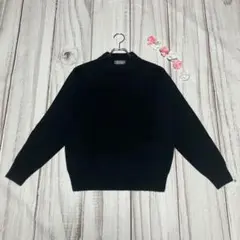 【Foxel】（M）アクリル100% ふわふわニットトップス 柔らか リブ編み