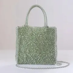 希少　未使用　アンテプリマ　スタンダード　スクエア ミディアム　シルバーグリーン