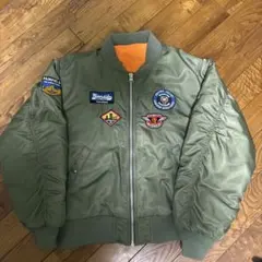 オリーブグリーン MA-1 フライトジャケット