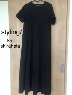 kei shirahata styrling マキシワンピース　ブラックのサムネイル
