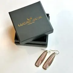 LUCAS JACK LONDON スクエアモチーフピアス ライラックのサムネイル